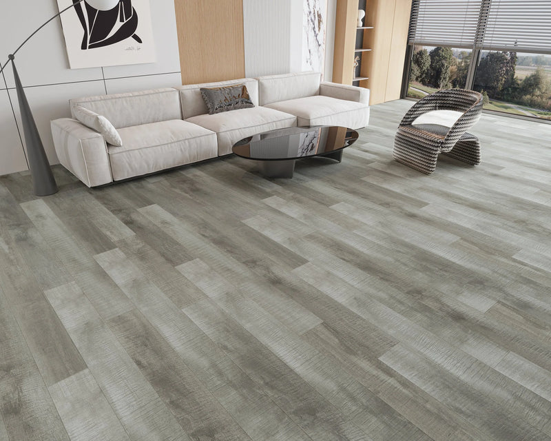 Summa Intrepid Nickel 7-3/4x48 Embossed Bevel Matte AC5 Waterproof Laminate Flooring
