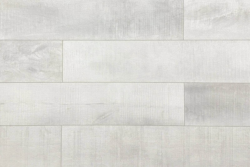 Summa Pristine White 7-3/4x48 Embossed Bevel Matte AC5 Waterproof Laminate Flooring