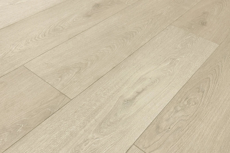 Summa Timeless Pearl 9-1/4x60 EIR Micro-Bevel Matte AC5 Waterproof Laminate Flooring