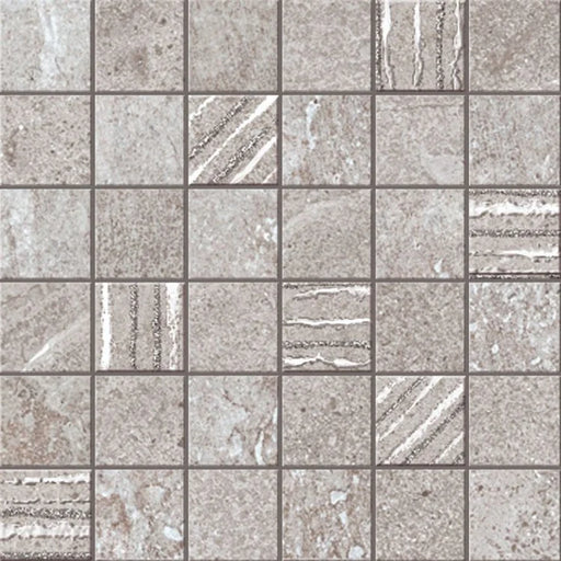 Sunstone Grey 2x2 Stone Look Porcelain Mosaic