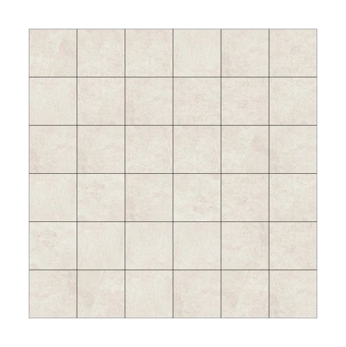 Supergres H24 Ivory 2x2 Matte Porcelain Mosaic Tile