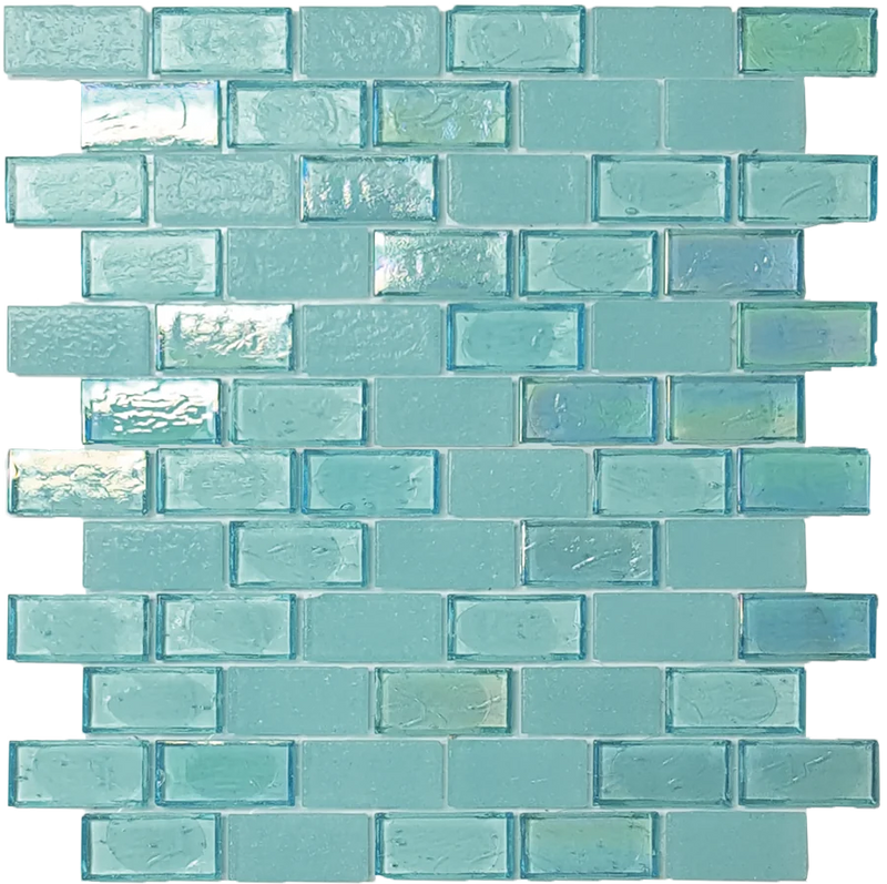 Superior Surf 1x2 Glass Mosaic Tile