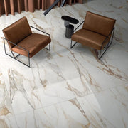 Supreme Evo Antique White 24x48 Polished Large Format Porcelain Tile