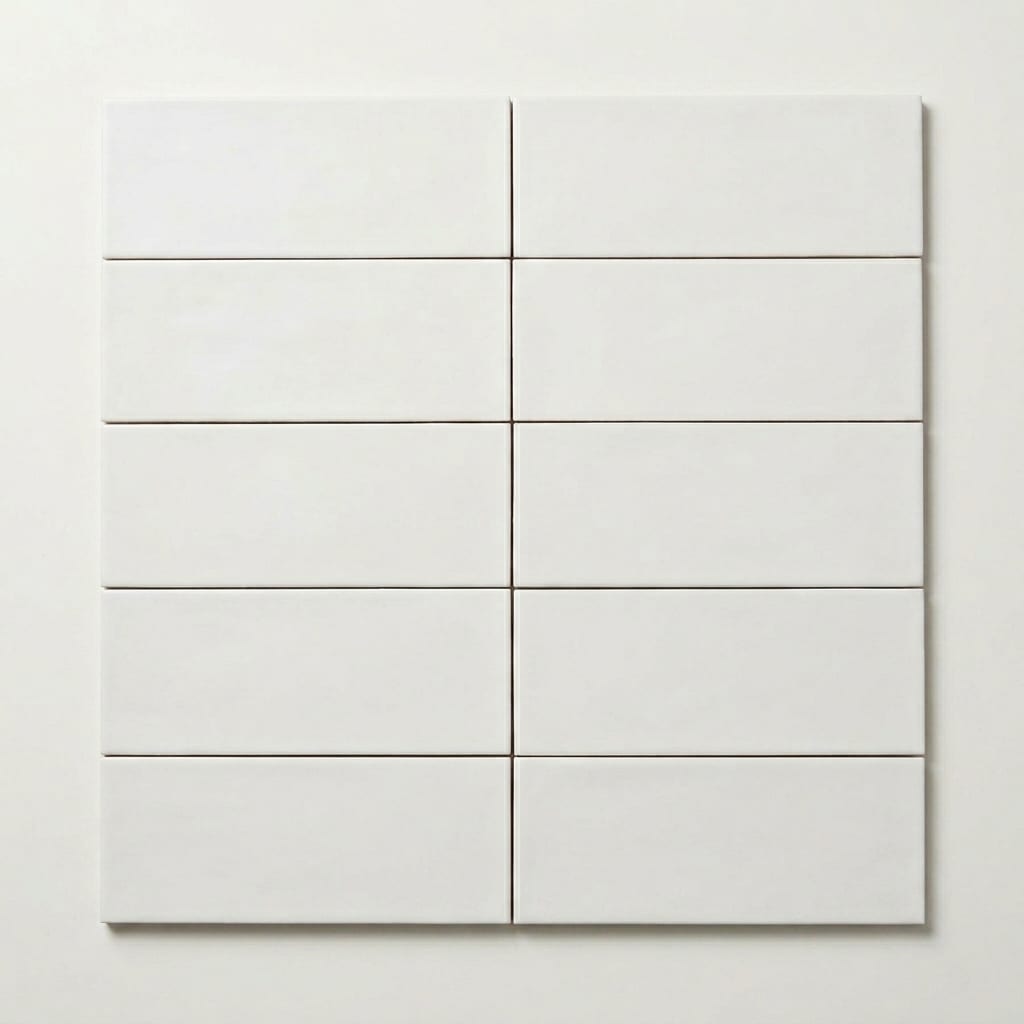 Tabarca Blanco 3x9.1 Matte Ceramic Tile