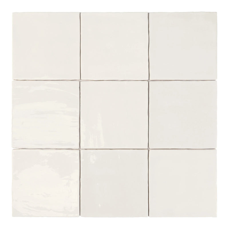 Tabarca Blanco 5.9x5.9 Matte Ceramic Tile
