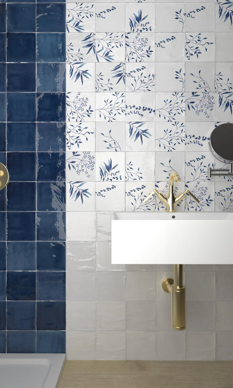 Tabarca Blanco 5.9x5.9 Matte Ceramic Tile