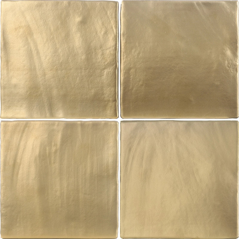 Tabarca Gold 5.9x5.9 Glossy Ceramic Tile