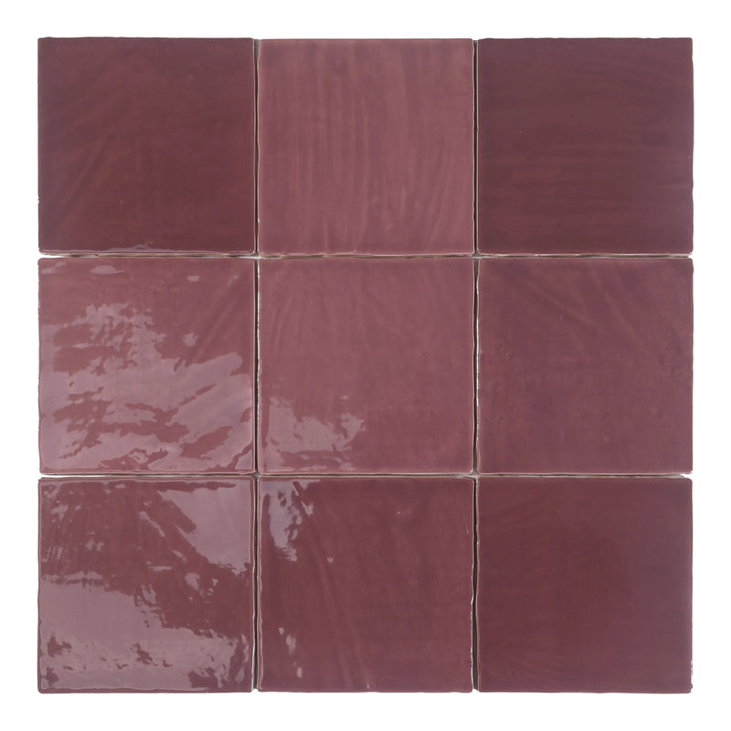 Tabarca Granate 5.9x5.9 Ceramic Tile