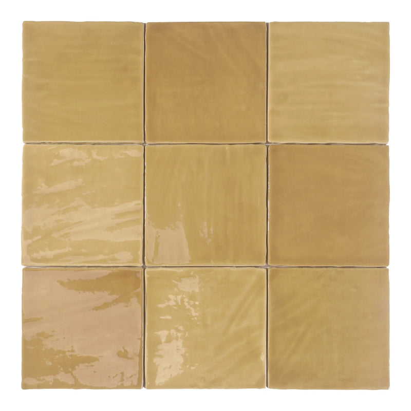 Tabarca Miel 5.9x5.9 Matte Ceramic Tile
