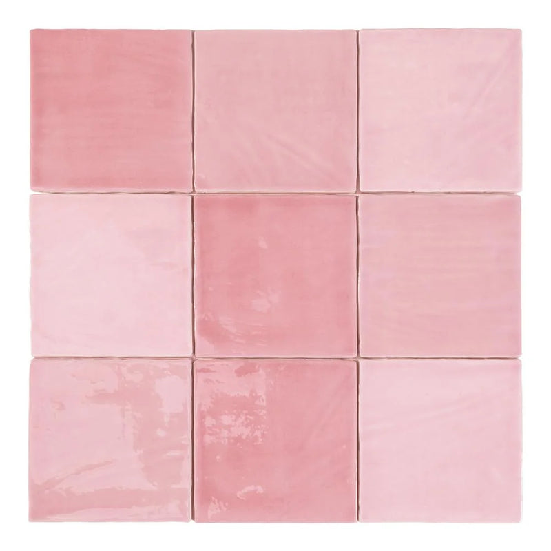 Tabarca Rosa 5.9x5.9 Matte Ceramic Tile