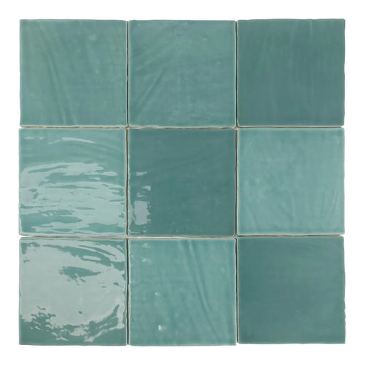 Tabarca Turquesa 5.9x5.9 Matte Ceramic Tile