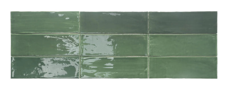 Tabarca Verde 3x9.1 Ceramic Tile