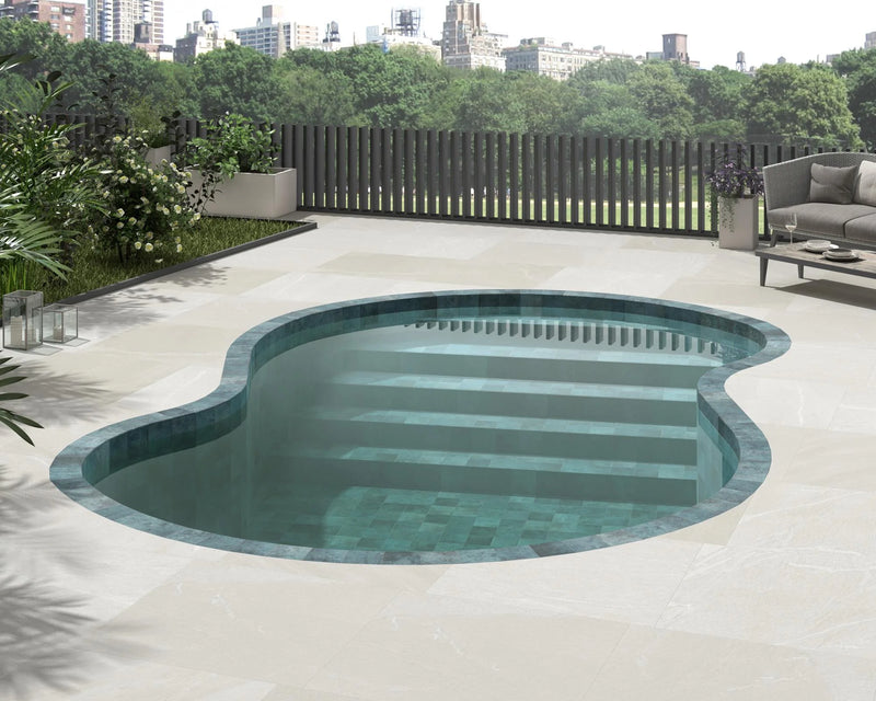 Tahiti Turquoise Bullnose 5.8x5.8 Glossy Ceramic Trim
