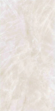 Taj Mahal Cream 12x24 Polished Quartzite Look Porcelain Tile
