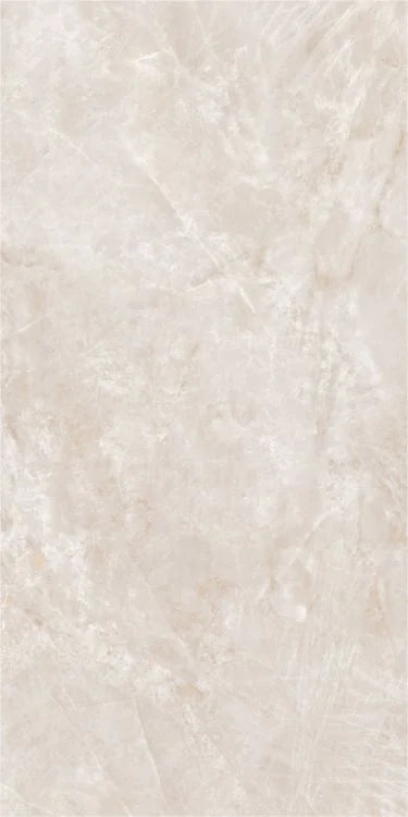 Taj Mahal Cream 24x48 Polished Quartzite Look Porcelain Tile