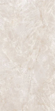 Taj Mahal Cream 24x48 Polished Quartzite Look Porcelain Tile