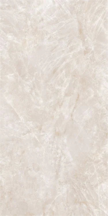 Taj Mahal Cream 24x48 Polished Quartzite Look Porcelain Tile