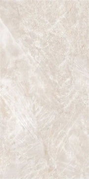 Taj Mahal Cream 24x48 Polished Quartzite Look Porcelain Tile