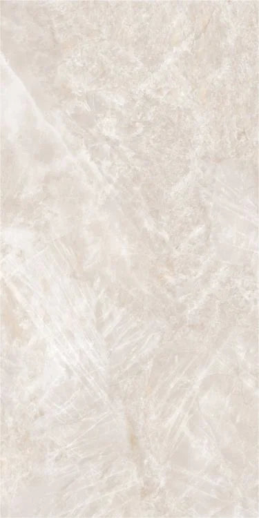 Taj Mahal Cream 24x48 Polished Quartzite Look Porcelain Tile