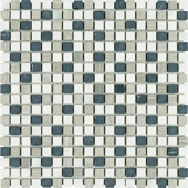 Tanaf 12.01x12.01 Glass Mosaic