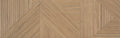 Tangram Walnut 12.4x39.4 Matte Decorative Ceramic Wall Tile