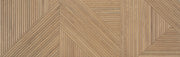 Tangram Walnut 12.4x39.4 Matte Decorative Ceramic Wall Tile