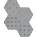 Tapestri Cashmere Blend 8.5in Hexagon Porcelain Mosaic