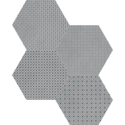 Tapestri Cashmere 8.5in Hexagon Porcelain Mosaic