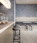 Tapestri Denim Blend 8.5in Hexagon Porcelain Mosaic