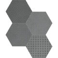 Tapestri Silk Blend 8.5in Hexagon Porcelain Mosaic