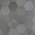 Tapestri Silk 8.5in Hexagon Porcelain Mosaic