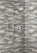 Tarvos Interlocking Pattern Misc. 0.24 Inch Recycles Glass Mosaic Tile