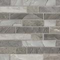Tarvos Interlocking Pattern Misc. 0.24 Inch Recycles Glass Mosaic Tile