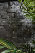 Silver/Secil 5-7/8x24 Mesh Split 3D Stack Quartzite Ledger Stone