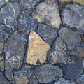 Taurus Black Irregular Marble Veneer Ledger Stone