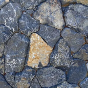 Taurus Black Irregular Marble Veneer Ledger Stone