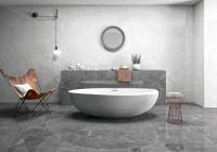 Tekali Gris 24x48 Polished Porcelain Tile