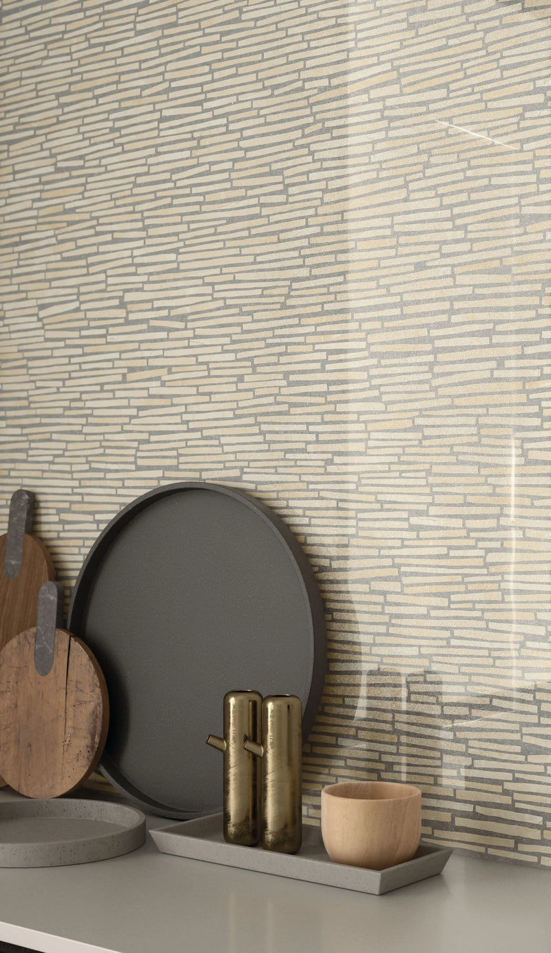 Tele Di Marmo Reloaded Marfil 2x2-12x12 Matte Porcelain Mosaic