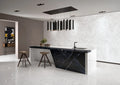 Tele Di Marmo Revolution Calacatta Black 24x48 Matte Marble Look Porcelain Tile