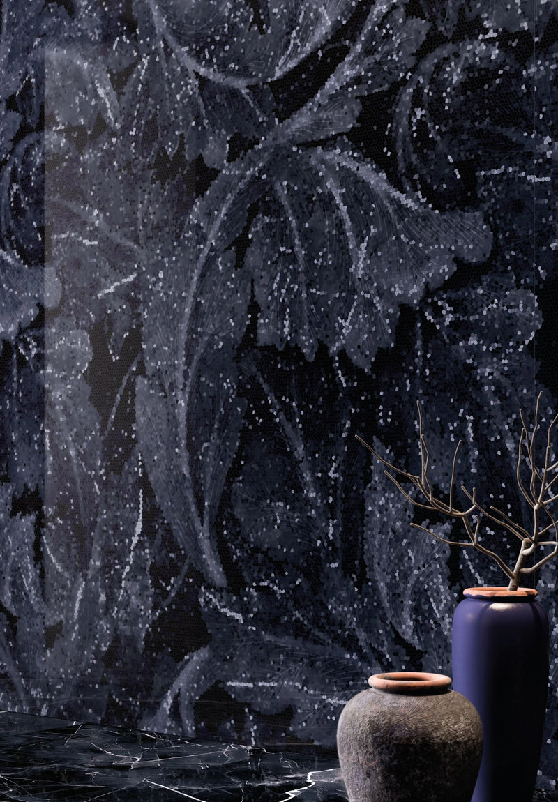 Tele Di Marmo Revolution Calacatta Black 24x48 Matte Marble Look Porcelain Tile