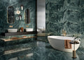 Tele Di Marmo Revolution Verde St. Denis 24x48 Polished Porcelain Tile