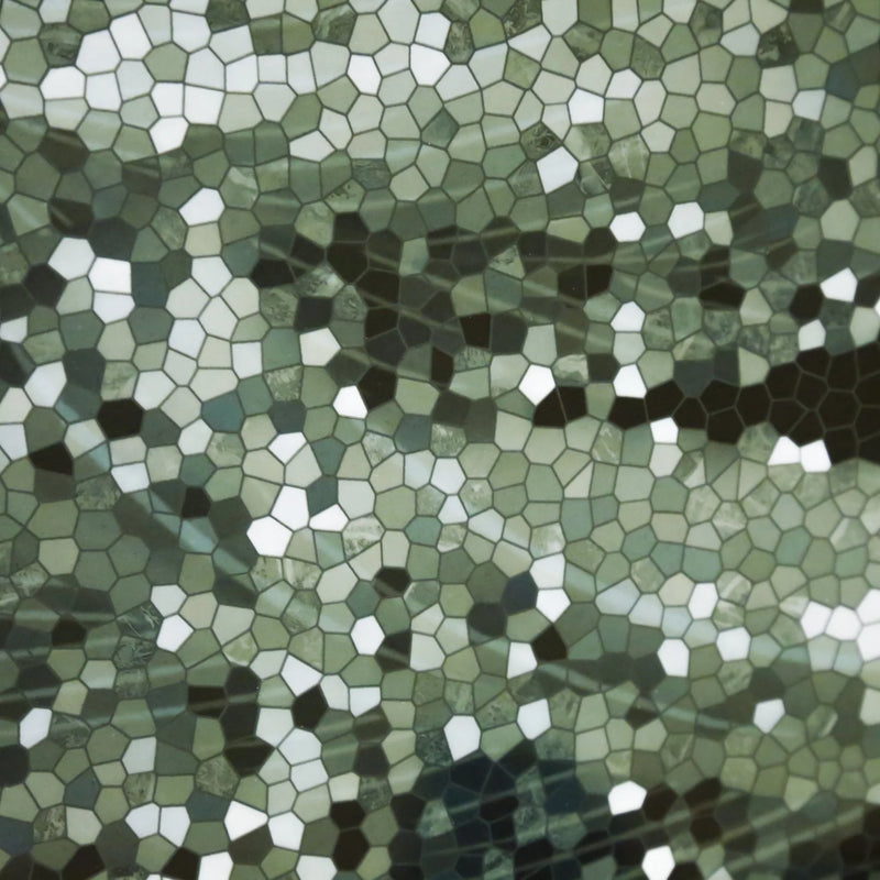 Tele Di Marmo Revolution Verde St. Denis 2x2 Polished Porcelain Mosaic