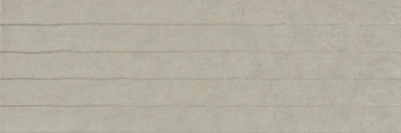 Tempo Decor Wave Wall 10x30 Matte Concrete Look Porcelain Tile