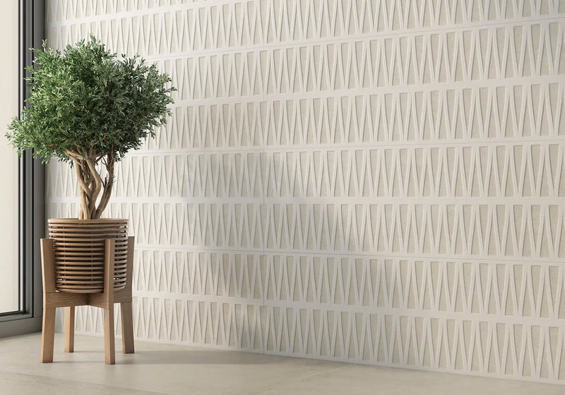 Tera Blanco 12x36 Dimensional Ceramic Wall Tile