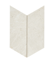 Terra Nova Large Chevron Honed Marble Mosaic