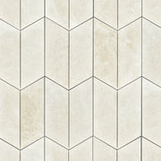 Terra Nova Large Chevron Honed Marble Mosaic
