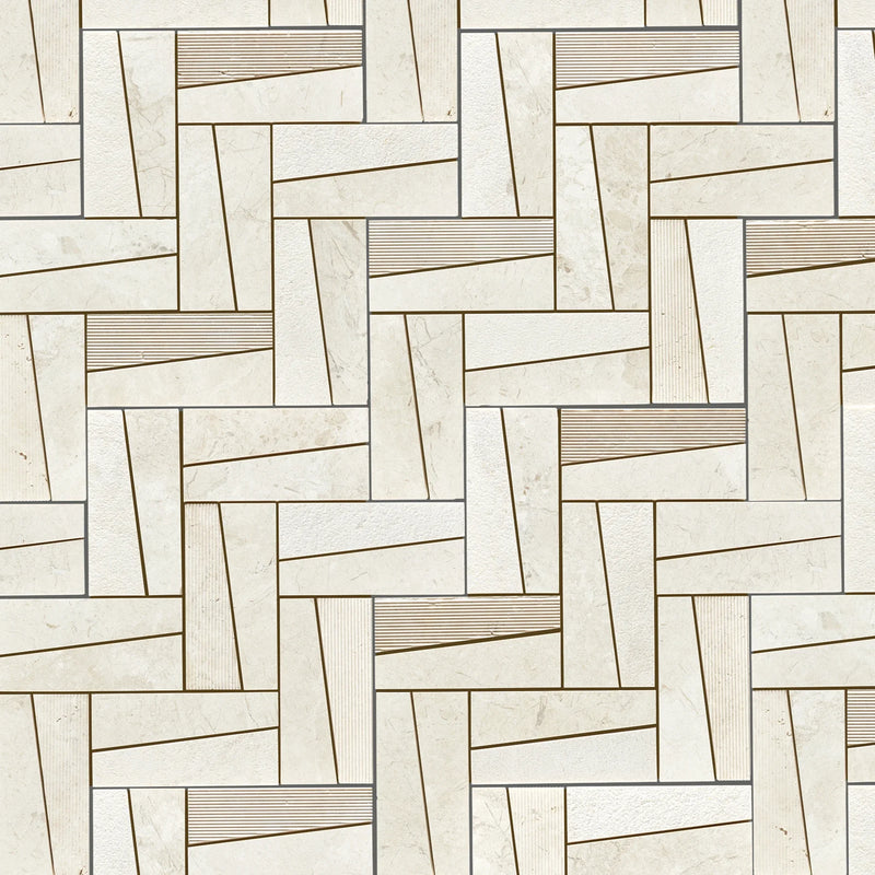 Terra Nova Modella Multi Finish Marble Mosaic