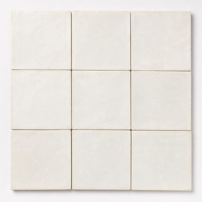 Terracota Blanco 7.9x7.9 Matte Terracota Tile 8x8 close-up