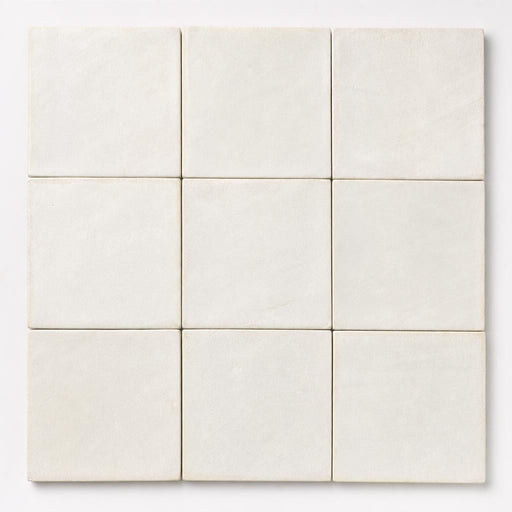 Terracota Blanco 7.9x7.9 Matte Terracota Tile 8x8 close-up