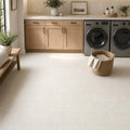 Terracota Blanco 7.9x7.9 Matte Terracota Tile 8x8 — Laundry Room floor